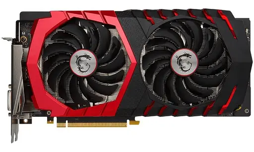 Видеокарта MSI GTX 1060 6Gb Gaming (GeForce GTX 1060 GAMING 6G) (GDDR5, 192 bit, PCI-E 3.0 x16) Б/у - фото 1