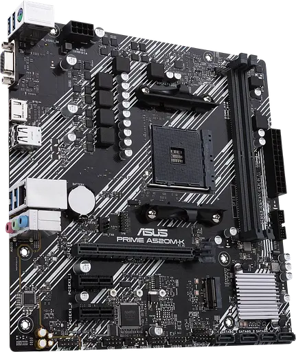 Материнская плата Asus A520-K Prime Socket AM4 (PRIME-A520M-K) Б/У - фото 2