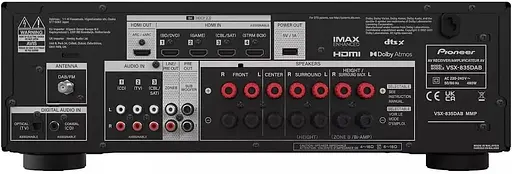 AV-Ресивер 7.2-канальный Pioneer VSX-835D Black - фото 3