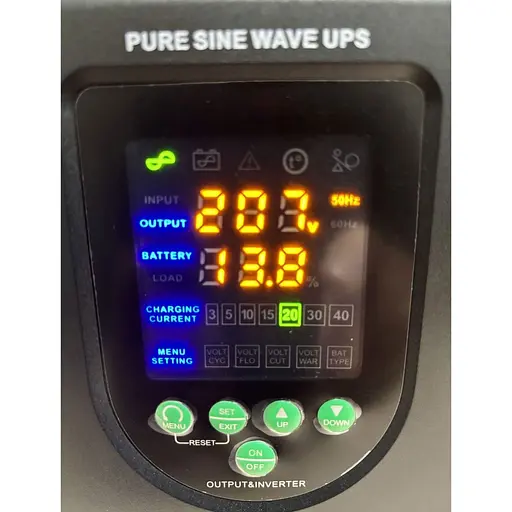 Источник бесперебойного питания (ИБП) Pulsepad Smart Sinus Pro 1500 [137169] - фото 4