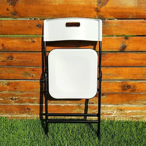 Складной стул Wall Sticker 46х42.5х86 см белый SW-00001610 - фото 2