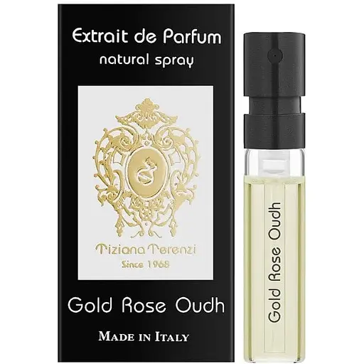 Парфюмерная вода пробник Tiziana Terenzi Gold Rose Oudh 1.5 мл - фото 1