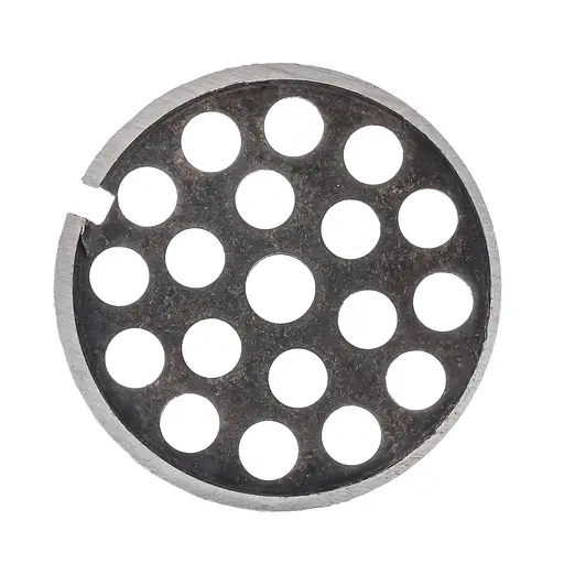 Комплект решетка в ручную мясорубку крупная (d наружн.=53 мм, d вн.=8 мм, отв=7 мм) и нож, ПААЗ 85749 - фото 3