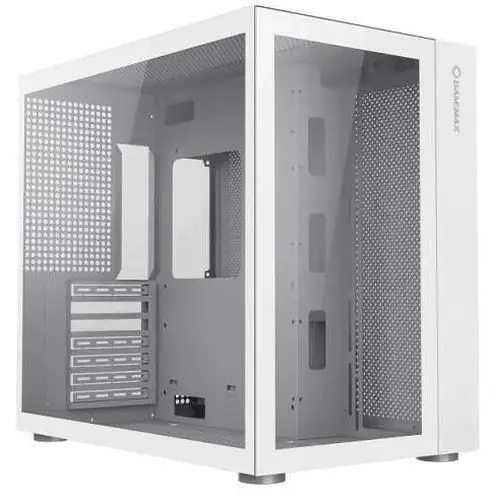 Корпус GameMax Infinity білий, без БЖ, Midi-Tower, ATX / Micro ATX / Mini ITX, 1хUSB 3.0, 2хUSB 2.0, 399x273x420 мм, 7.5кг - фото 1