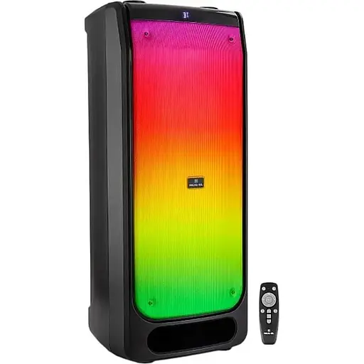 Колонка портативная 2.0 Real-EL X-797, черный, 90 Вт (2 x 45 Вт), bluetooth, AUX/USB/microSD, RGB подсветка - фото 1