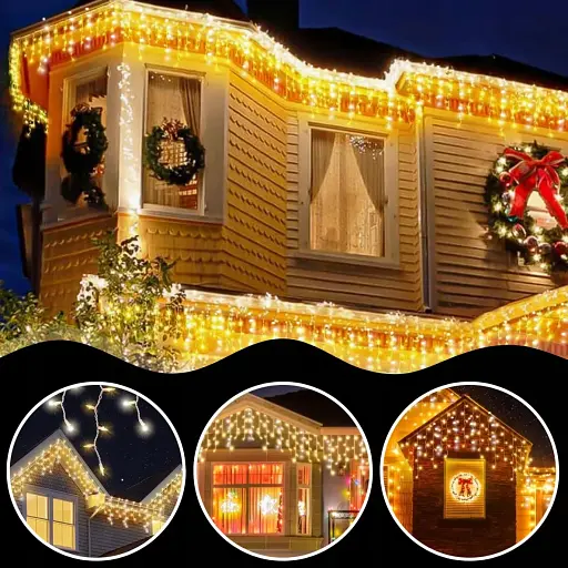 Уличная гирлянда бахрома 22.5 м 500 LED - фото 5