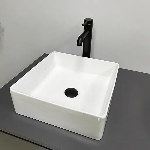 Умивальник VBI TriestS white накладний VBI-012714, Білий - фото 2