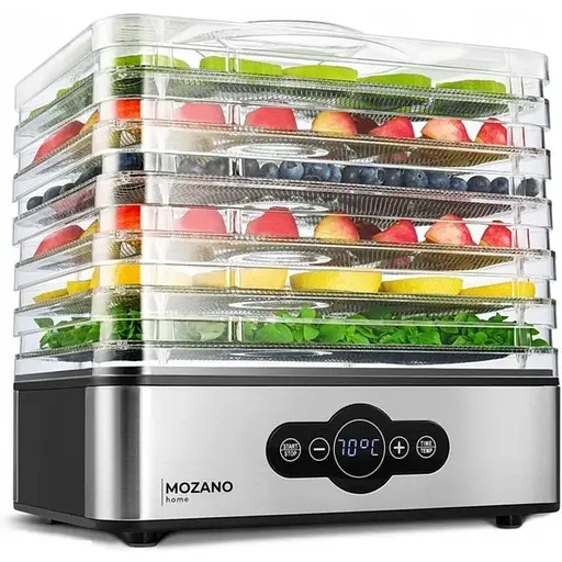 Сушилка дегидратор для пищевых продуктов грибов и фруктов Mozano Dehydrator 400 Вт - фото 1