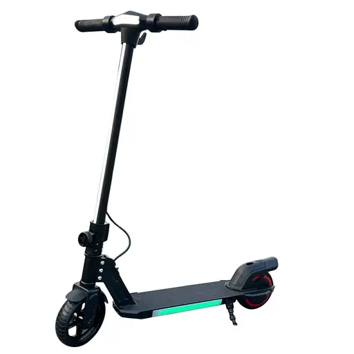 Детский электросамокат GIANT ES2 LED Max черный с LED-подсветкой (модель 2025 года) - фото 1