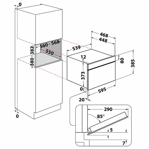 Вбудована мікрохвильова піч Whirlpool WMD44ME з автоматичними режимами - фото 4