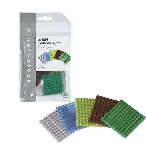 Конструктор Nаnoblock Базовая пластина 5 элементов (124165) - фото 2