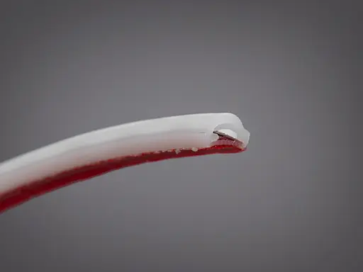 Светодиодная лента 220в, 320 шт/м, герметичная, 10мм, голубой - фото 2