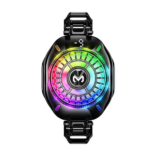 Магнітний кулер активне охолодження для телефону / планшета Memo CX10 RGB Pro Black (18552)