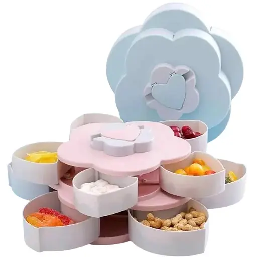 Фруктова тарілка для закуски 2 яруси