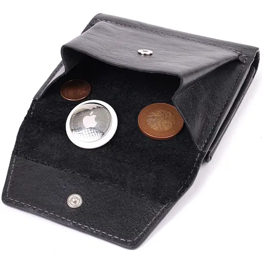 Жіночий шкіряний гаманець Grande Pelle 10.8х11.5х2.5 см acs0029466 - фото 9