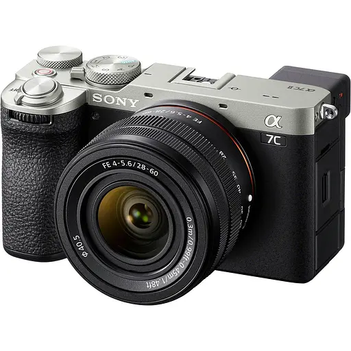 Бездзеркальний фотоапарат Sony Alpha A7C II Kit FE f/4-5.6 28-60mm Silver (ILCE7CM2LS) [132926] - фото 2