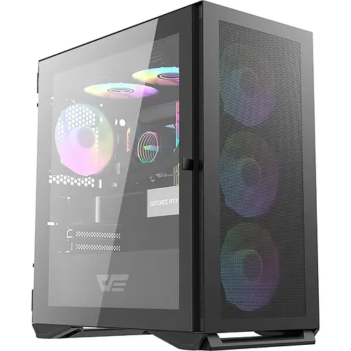 Корпус Darkflash DLM200 BLACK mATX (DLM200 BLACK) Без БП - фото 1