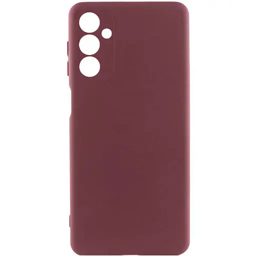 Чехол TPU Getman Liquid Silk Full Camera для Samsung Galaxy A05s Бордовый / Marsala
