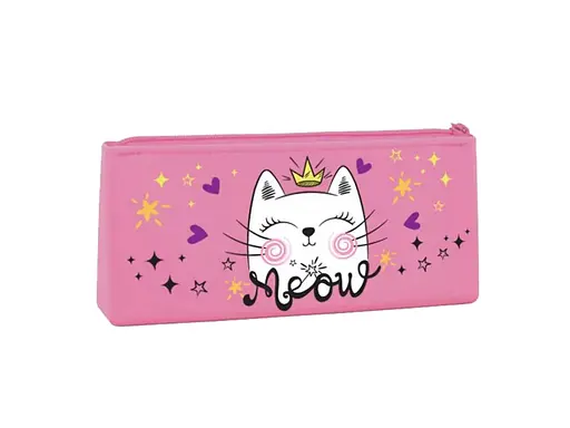 Пенал-косметичка силиконовый Meow