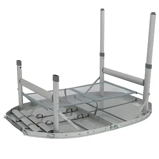 Стіл Bo-Camp Premium овальний 100x70 см сірий (DAS303284) - фото 7