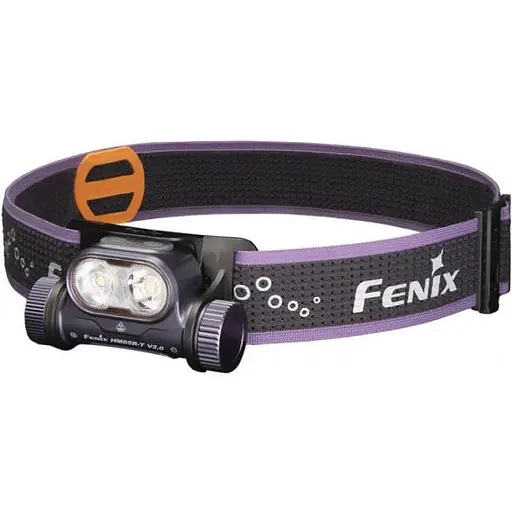 Фонарь налобный Fenix HM65R-T V2.0 Темно-фиолетовый (HM65RTV20DP)