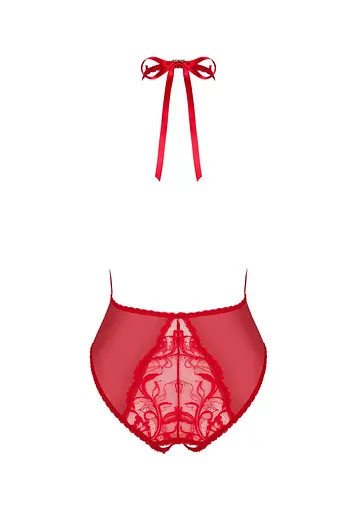 Боді Obsessive Dagmarie M/L червоний - фото 5