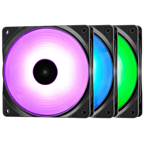 Вентилятор DeepCool RF120-3 IN 1 ARGB Black (DP-FRGB-RF120-3C)