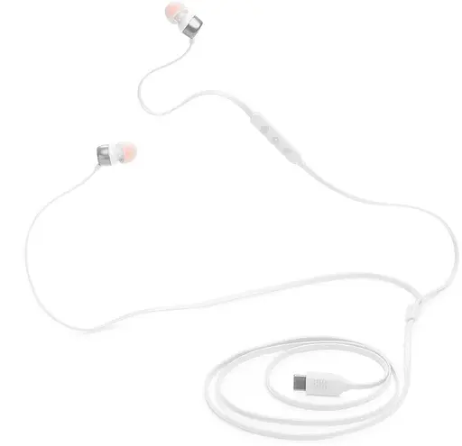 Навушники JBL дротові конектор Type-C T310C USB-C ( T310CWHT) білі - фото 5
