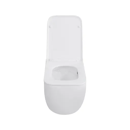 Унитаз подвесной Qtap Gemini безободковый с сиденьем Soft-close QT2533076EUQW, Белый - фото 4