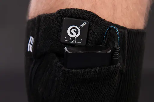 Шкарпетки 2E Tactical з підігрівом Race Plus Black високі XL - фото 4