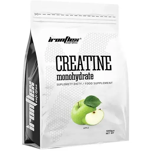 Креатин моногідрат IronFlex Creatine Monohydrate 1 кг Яблуко - фото 1