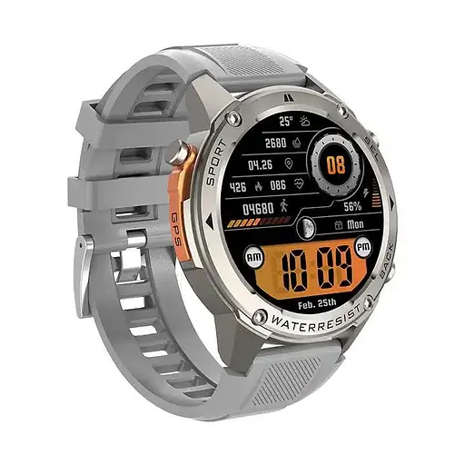 Чоловічий розумний смарт-годинник Smart Watch DM56 з AMOLED-дисплеєм спортивними режимами та компасом - фото 2