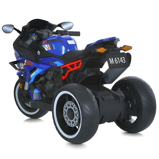 Електромобіль дитячий Bambi Мотоцикл M 6143EL-4 триколісний 12V7AH світло музика EVA - фото 6