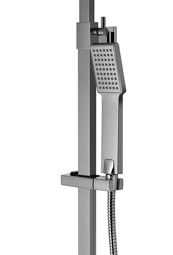 Душова система Corsan Ango chrome з термостатом та виливом CMN021TCH, Хром - фото 5