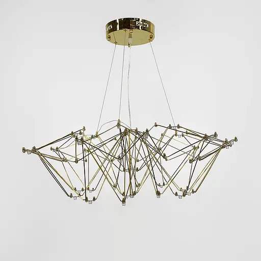 Невагома золота люстра Ø 80 см | Арт. MJ 206-800 Titanium | Line F - фото 8