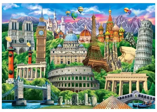 Пазл Castorland Известные места 1000 эл. (C-104901) - фото 2