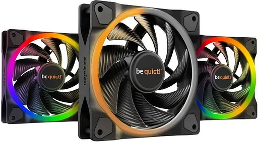 Комплект вентиляторів Be quiet! Light Wings 120mm PWM High-Speed 3 шт (BL077) - фото 1