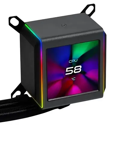 СВО Lian Li Galahad II LCD TL 280 Black (G89.GA2ALCD28TLB.00) - фото 2