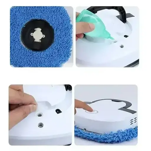 Робот-пылесос моющий Esonstyle SmartBot 2400 мАч влажная+сухая уборка - фото 6