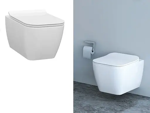 Унитаз подвесной с функцией биде Idevit Halley Iderimless 3204-2615, Белый - фото 2