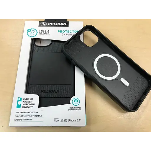 Противоударный чехол Pelican Protector MagSafe для iPhone 15 Plus (6.7") Black аналог OtterBox Symmetry - фото 8