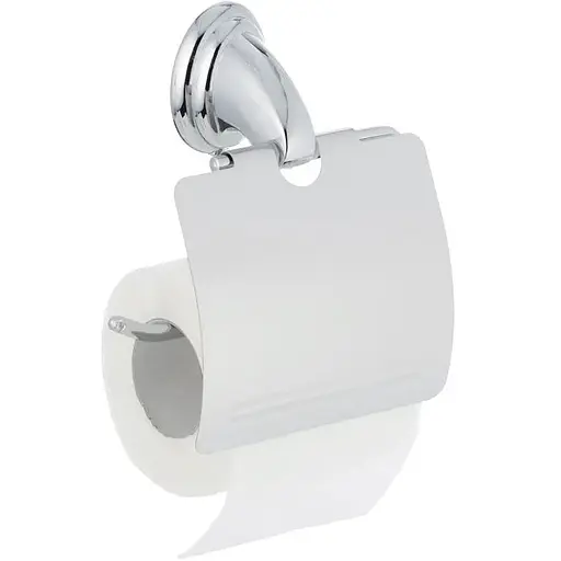 Паперотримач з кришкою Zerix LR1503 LL1493 Хром - фото 1