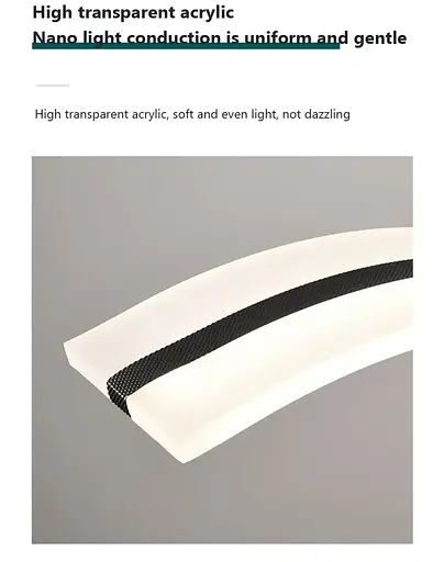 Світлодіодна люстра Хвиля PJ810 100х10см (Біла) - фото 10