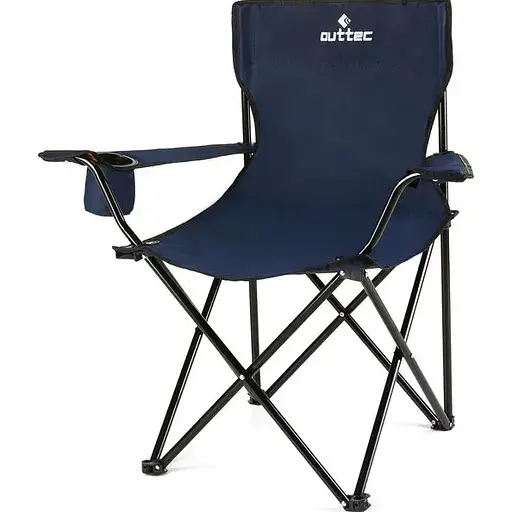 Кресло туристическое раскладное Outtec с чехлом синий - фото 3