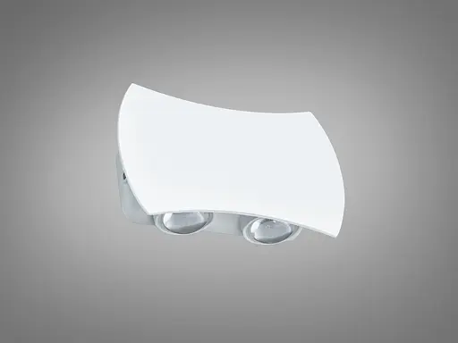 Світильник фасадний LED чорний 4 Вт 4 промені - фото 3