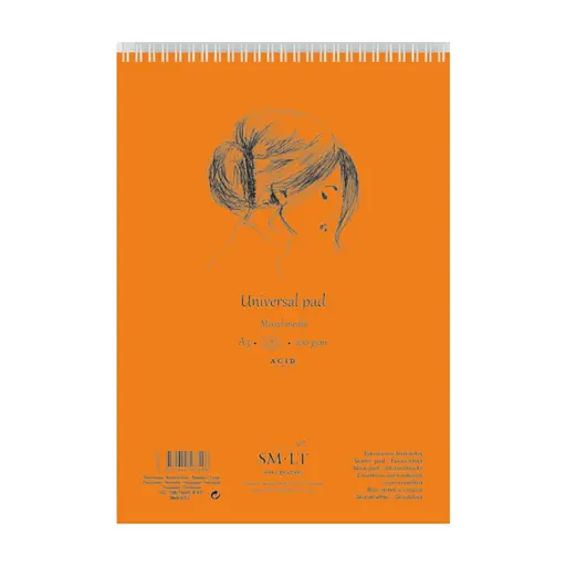 Альбом на спіралі SM-LT Art Authentic mixed media А3 200 г/м2 30 аркушів білий колір  - фото 2