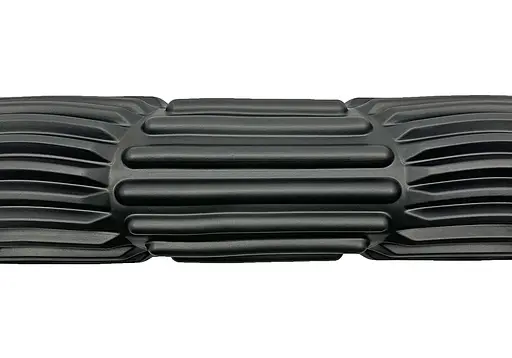 Массажный ролик EasyFit Dozer 45 см Черный (EF-3702-Bk) - фото 2