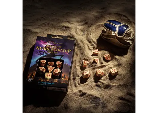 Набір кубиків Call of Cthulhu: Masks of Nyarlathotep Dice Set , 7 шт. (SCTX19) - фото 4
