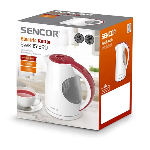 Електрочайник Sencor SWK 1515RD - фото 14