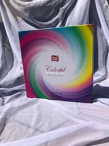 Комплект постільної білизни TAC Alanis 1.5-спальний Різнобарвний 000229682 - фото 2